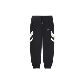 Li Ning Sports Trend Series однотонные спортивные длинные брюки со шнурком женские плавки черные AYKS312-1 L