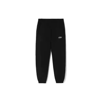 Li Ning Sports Trend Series однотонные свободные повседневные спортивные длинные брюки женские плавки черного цвета AYKS028-1 L