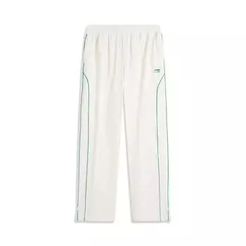 Li Ning Sports Trend Series свободные удобные однотонные повседневные брюки женские плавки цвета слоновой кости AYKU532-1 L