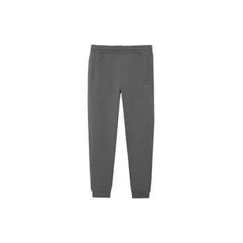 Li Ning Sports Trend Series трикотажные повседневные зауженные спортивные штаны мужские низы Nine-Degrees-Gray AKLR869-6 XXL