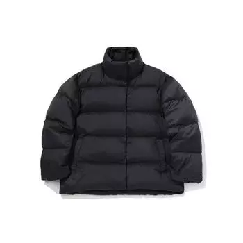 Li Ning Sporty Stand Collar Short Down Jacket Winter Women Upperwear Black AYMQ580-3 M