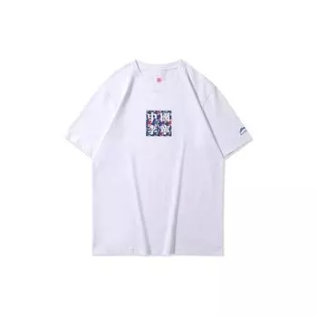 Li-Ning SS20 Парижская неделя моды Коллекция Повседневная спортивная футболка с круглым вырезом Мужские топы Белый AHSQ271-1 XXXL