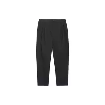 Li Ning SS22 однотонные свободные прямые брюки мужские низ черный AKXS115-1 S
