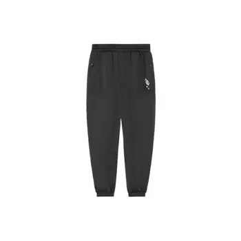 Li Ning SS22 Sakura Series зауженные легкие дышащие повседневные спортивные брюки женские брюки черные AYKS942-2 L