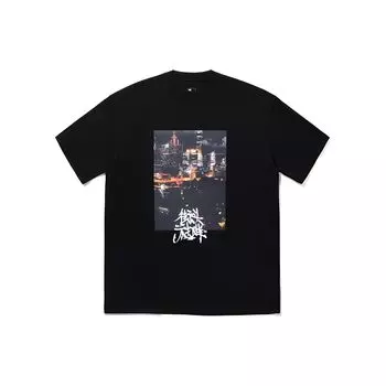 Li Ning SS24 Коллекция Неделя моды в Париже Весна Лето Серия мгновенной распродажи Футболка с круглым вырезом и коротким рукавом с принтом AHSTA07-2 M