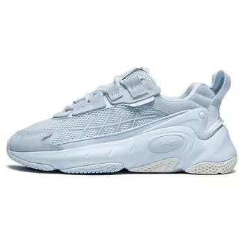Li Ning Star Cloud 2K Нескользящие Прочные Спортивные Повседневные Кроссовки с Низким Верхом Женские Кроссовки Небесно-Голубые AGCT078-2 39