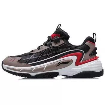 Li Ning Star Cloud Fabric Синтетическая кожа Амортизирующая Нескользящая Износостойкая Дышащая Легкая Низкая Спортивная Повседневная Обувь AGCR005-6 41