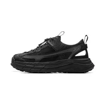 Li Ning Star Path Мягкие Удобные Трендовые Нескользящие Дышащие Увеличивающие Рост Износостойкие Амортизирующие Кроссовки Унисекс Черные AGUV017-1 39