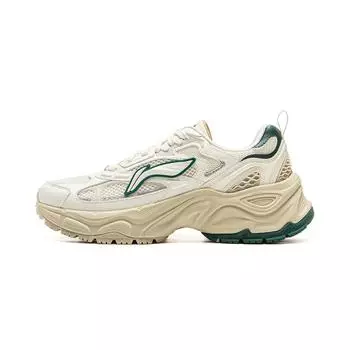 Li Ning Star Ring Y2K Мягкие ретро-модные универсальные увеличивающие рост нескользящие износостойкие дышащие низкие повседневные туфли женские кроссовки AGCV112-1 35