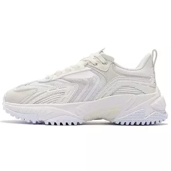 Li-Ning Star Trail амортизирующие нескользящие износостойкие низкие спортивные повседневные туфли женские кроссовки Off-White AGCS264-1 35