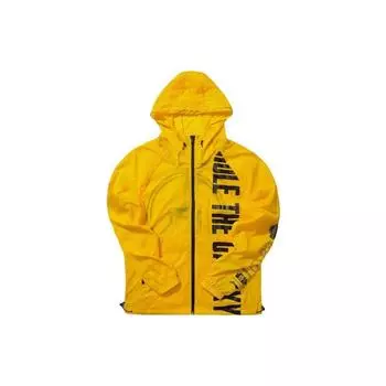 Li Ning Star Wars Sports Fashion Series Letter Brand Logo Printed Sports Hoodie Jacket Men Jacket Yellow AFDP003-2 XL