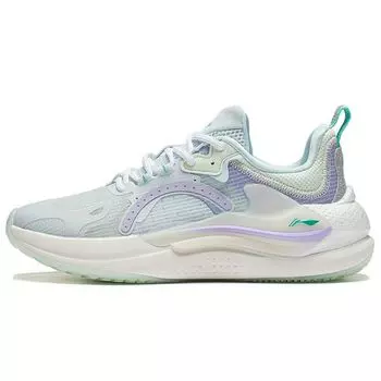 Li Ning Starfire Fabric Синтетическая кожа TPU Легкие высокопрочные модные нескользящие износостойкие повседневные низкие спортивные туфли AGLS062-1 35