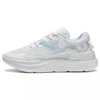 Li-Ning Starfire Lite нескользящие износостойкие низкие спортивные повседневные туфли женские кроссовки Cloud-White AGLT102-2 36