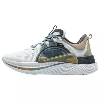 Li Ning Starfire нескользящие износостойкие низкие спортивные повседневные туфли мужские кроссовки белые AGLR085-1 40