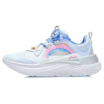 Li Ning Starfire Ultra Cushioning Low Top Sports Casual Shoes Women sneakers Light-Frost-Blue AGLR092-5 35
