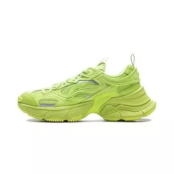 Li Ning Starry Soft Rebound Retro Толстая подошва Амортизирующие Нескользящие Износостойкие Дышащие Увеличенные Низкие Туфли для Пап AGCU339-5 39