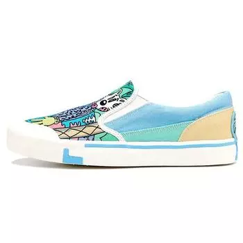 Li Ning Steven Harrington X Artist Collaboration Boogle Нескользящие амортизирующие низкие кроссовки для скейтбординга Мужские кроссовки для скейтбординга Цветные AECR057-2 41