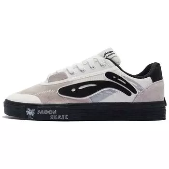 Li Ning Steven Harrington X Удобные универсальные нескользящие амортизирующие износостойкие низкие кроссовки для скейтбординга мужские кроссовки белые черные AECS071-2 43