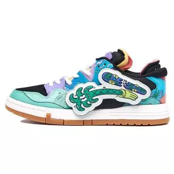 Li Ning Steven Harrington X Weiw Pro нескользящие износостойкие низкие кроссовки для скейтбординга женские кроссовки цветные AECR068-1 37