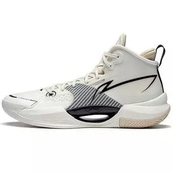 Li-Ning Суперлегкая серия нескользящих износостойких баскетбольных кроссовок средней высоты мужские кроссовки Off-White ABAS027-13 47