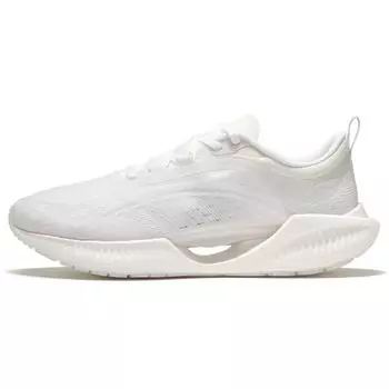 Li-Ning Суперлегкие 19 нескользящие износостойкие низкие кроссовки для бега мужские кроссовки стандарт-белый ARBS001-10 44
