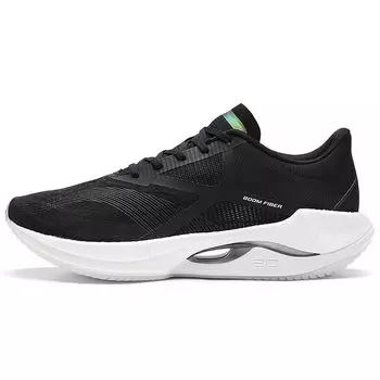 Li-Ning Суперлегкие 20 повседневные кроссовки из синтетической ткани и кожи, износостойкие, дышащие, низкие, женские кроссовки, черные ARBT002-2 35