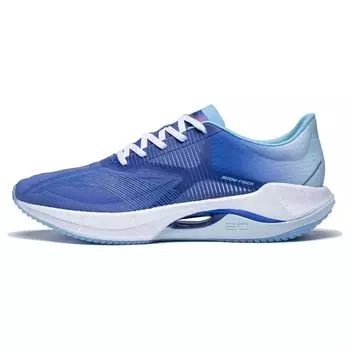 Li-Ning Суперлегкие 20-слойные нескользящие кроссовки с низким верхом для бега мужские кроссовки синего цвета ARBT001-8 44