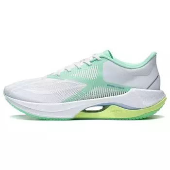 Li-Ning Суперлегкие 20 универсальные амортизирующие нескользящие износостойкие низкие кроссовки для бега женские кроссовки белые зеленые ARBT002-9 35