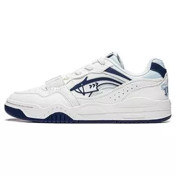 Li-Ning Светло-голубой океан, легкие, высокопрочные, толстые, подошва увеличенной высоты, амортизация, удобные, низкие, для скейтбординга, AGCS251-16 43