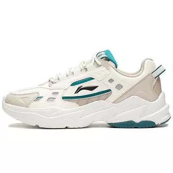 Li-Ning Светоотражающая амортизация Rebound Низкие спортивные повседневные туфли мужские кроссовки Off-White AGCS417-7 45