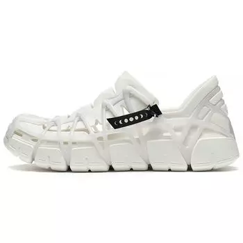 Li Ning светоотражающие амортизирующие отскоки модные спортивные пляжные сандалии мужские сандалии Off-White AZSS011-3 47