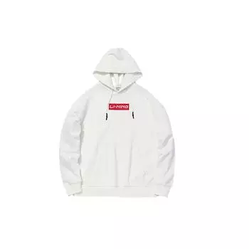 Li Ning свитер с длинным рукавом и капюшоном трикотажная толстовка мужские толстовки Off-White AWDQ646-1 XXXL