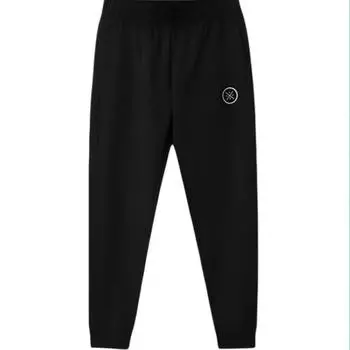 Li-Ning Свободные дышащие зауженные баскетбольные спортивные брюки мужские черные YKLU279-1 S