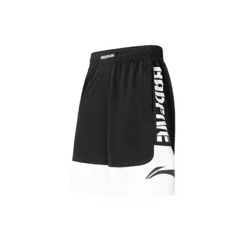 Li-Ning Свободные спортивные повседневные шорты с принтом и графическим мужским низом, зеленый, белый AAPS031-1 S