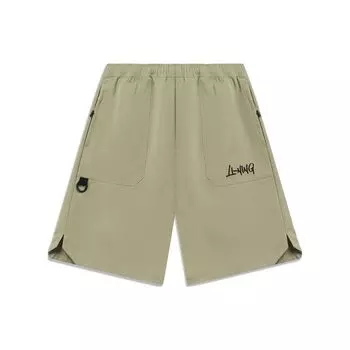Li-Ning Свободные спортивные шорты Pure Color Мужские штаны в ассортименте AKST595-2 S
