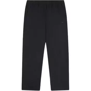 Li Ning Свободные Удобные Дышащие Простые Однотонные Со средней посадкой Прямые Повседневные Брюки Мужские низы Черный AKLU683-1 2XL