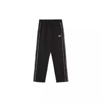 Li Ning свободный крой длинные трикотажные спортивные брюки мужские низ черный AKLR533-1 XXL