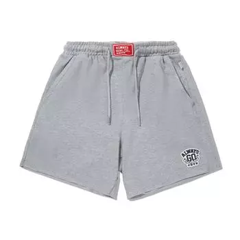 Li Ning Свободный крой Спортивные Простые На шнуровке Буквенные Повседневные Шорты Женские шорты Цветочный-Серый AKSV604-1 L