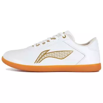 Li Ning Tai Chi удобные универсальные нескользящие износостойкие низкие кроссовки унисекс кроссовки белые платиновые LDBU805-1 36