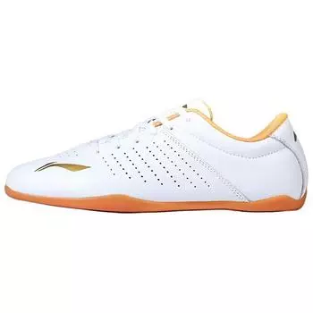 Li Ning Тай Чи Удобные Минималистичные Нескользящие Дышащие Легкие Низкие Тренировочные Кроссовки Унисекс Белые Платиновые LDBT803-2 39
