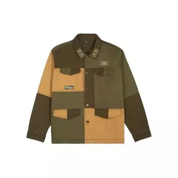 Li Ning Talent Inquiry Military Fabric Skateboard Series Свободная повседневная спортивная куртка для мужчин AFDR421-1 XL