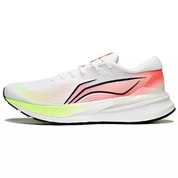 Li-Ning Технология Light And Shadow Beng Измерение тела Амортизация Нескользящие Дышащие Низкие Кроссовки Для Мужчин Кроссовки Белые Красные ARHS037-7 40