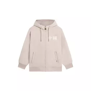 Li Ning Текст Длинный рукав Трикотажная спортивная толстовка Мужская толстовка Грибно-коричневый AWDSF45-4 XXL