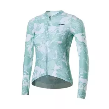 Li-Ning Three-Dimensional Cut High Elastic Comfortable Dry Breathable Lightweight Mountain Series Cycling Suit Women Cycling Wear LCUY254-1 S