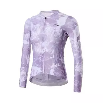 Li-Ning Three-Dimensional Cut High Elastic Lightweight Comfortable Breathable Cycling Suit Women Cycling Wear Twilight-Purple LCUY254-2 S