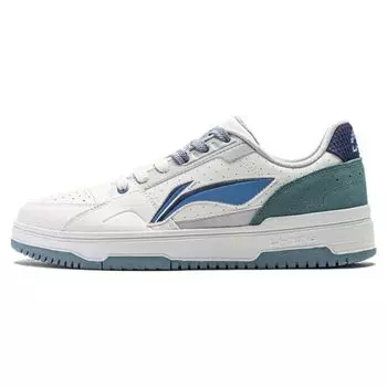 Li Ning Tian Ji 2.0 модные удобные прочные нескользящие низкие кроссовки для скейтбординга мужские кроссовки белые серые зеленые AGCT345-4 40