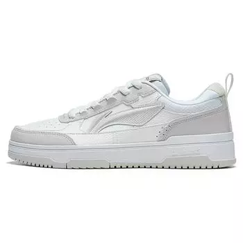 Li Ning Tian Ji 2.0 Прочные Дышащие Низкие Кеды Мужские Кроссовки Белые AGCT211-2 44