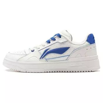Li Ning Tian Ji 2.0 удобные универсальные нескользящие износостойкие низкие кроссовки для скейтбординга женские кроссовки белые синие AGCT292-1 36