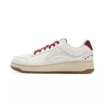 Li Ning Tian Ji Cny Классические модные повседневные кроссовки женские кроссовки белые красные AGCV090-4 35