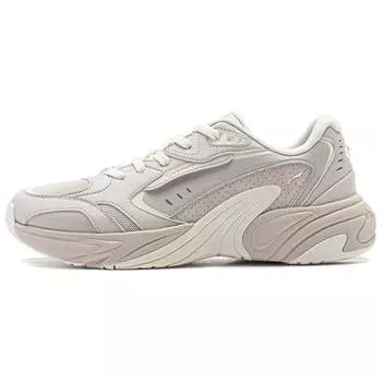 Li Ning Tiger Whale Синтетическая кожа Ткань Мягкая Удобная Износостойкая Нескользящая Низкая Повседневная Обувь Мужская Повседневная Обувь AGCU029-3 43